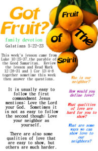 Fruit of the Spirit LOVE