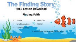 finding faith : a free kids ministry lesson download based on Finding Nemo