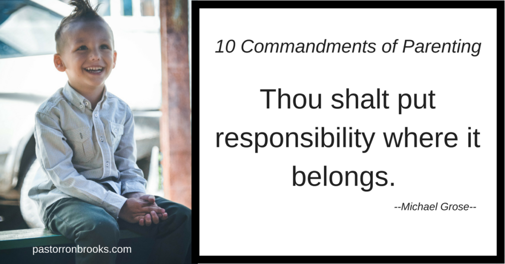 10 commandments or parenting
