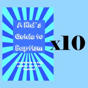 Set of 10 Baptism Workbooks - $55