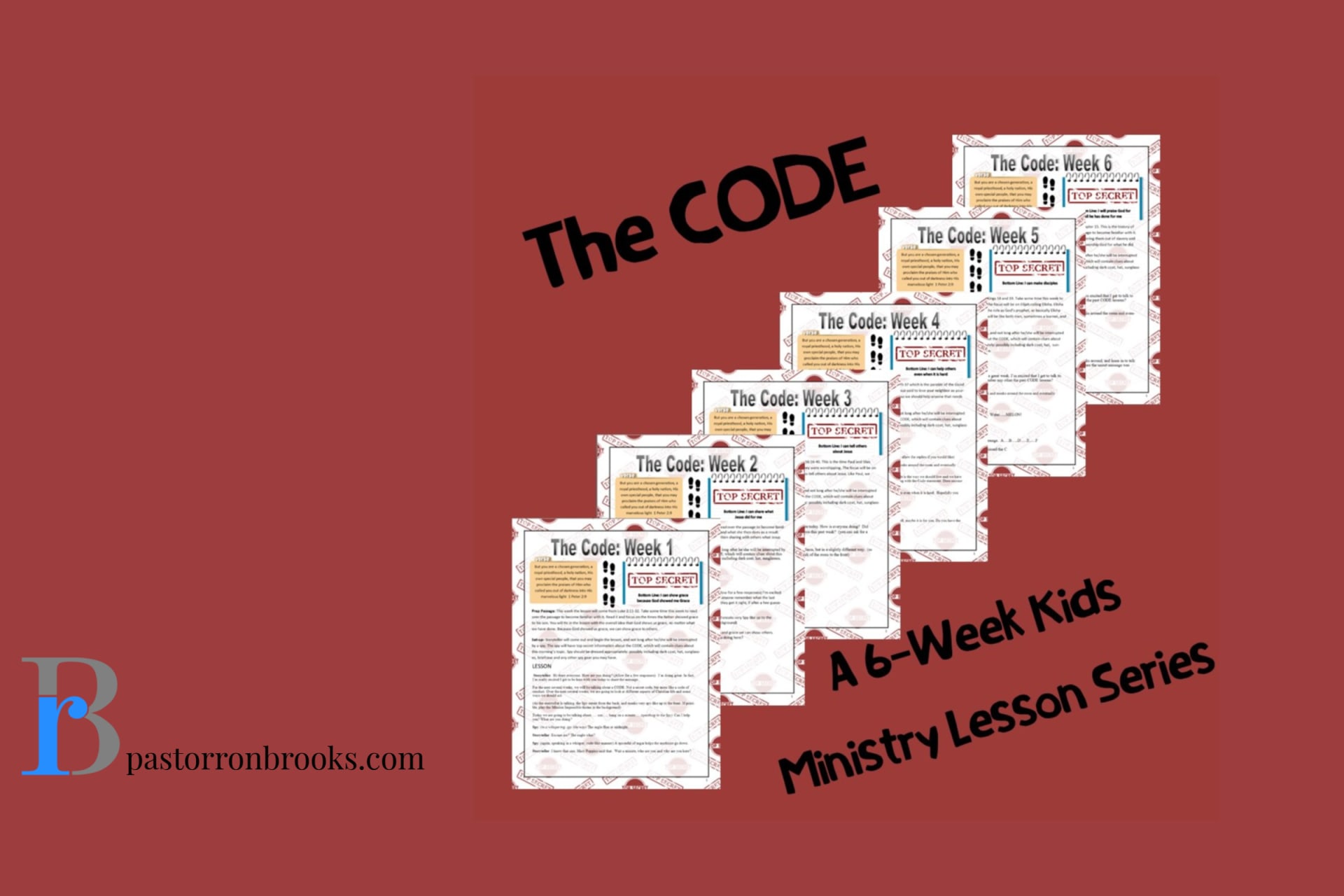 A NEW 6 week kids ministry series : The CODE
